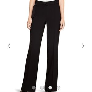 WHBM Black wide leg dress pants